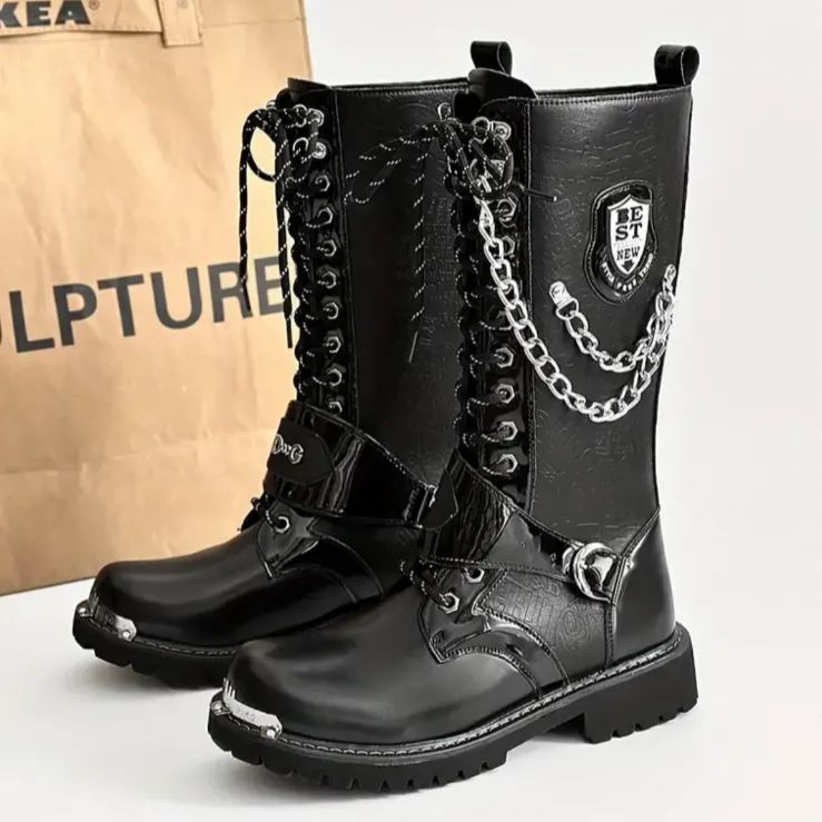 値下げ 爆売中 エンジニアブーツ チェーン ワークブーツ メンズ ハイカット ブーツ モカシン ロングブーツ ウエスタンブーツ ベルト ショートブーツ バイクブーツ ウエスタンブーツ メンズ PU ブーツ ロングブーツ