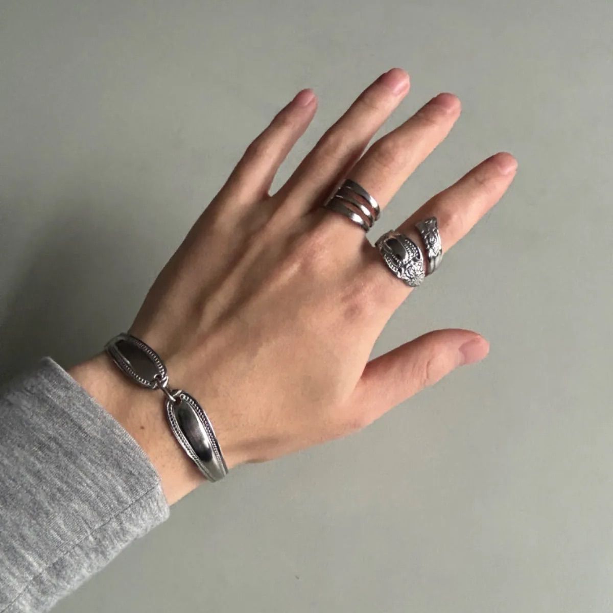 カトラリー　ヴィンテージフォークバングル シルバーアクセサリー買取強化中【Tiffany & Co.／ティファニー