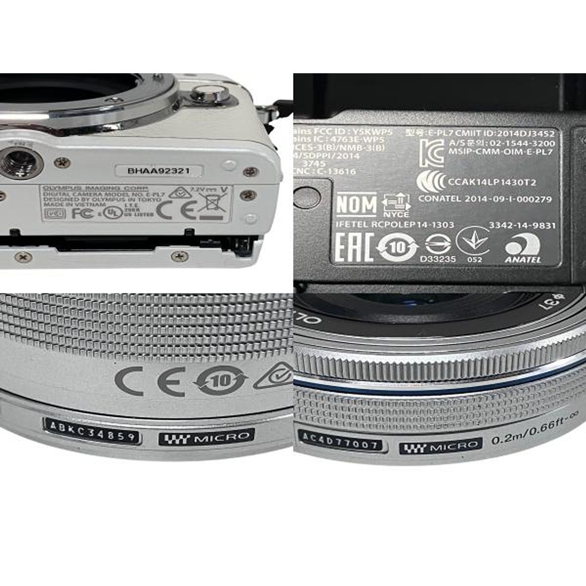 OLYMPUS PEN lite E-PL7 レンズセット OLYMPUS PEN Lite E-PL7