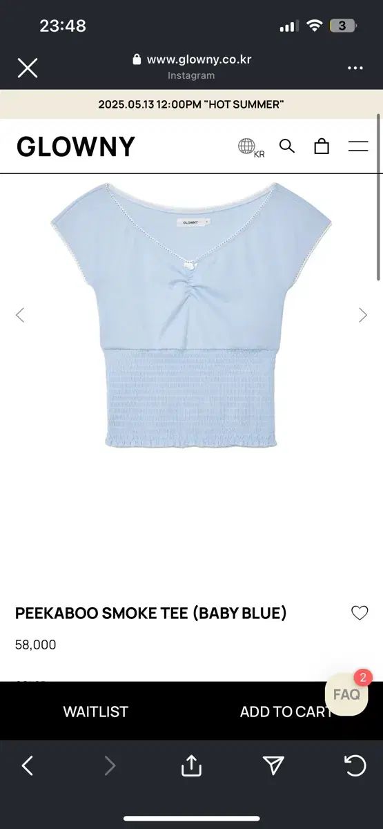 ★GLOWNY★PEEKABOO SMOKE TEE (BABY BLUE)★正規品/直送料込 GLOWNY(グロウニー) PEEKABOO SMOKE TEE ( BABY BLUE ) - メルカリ