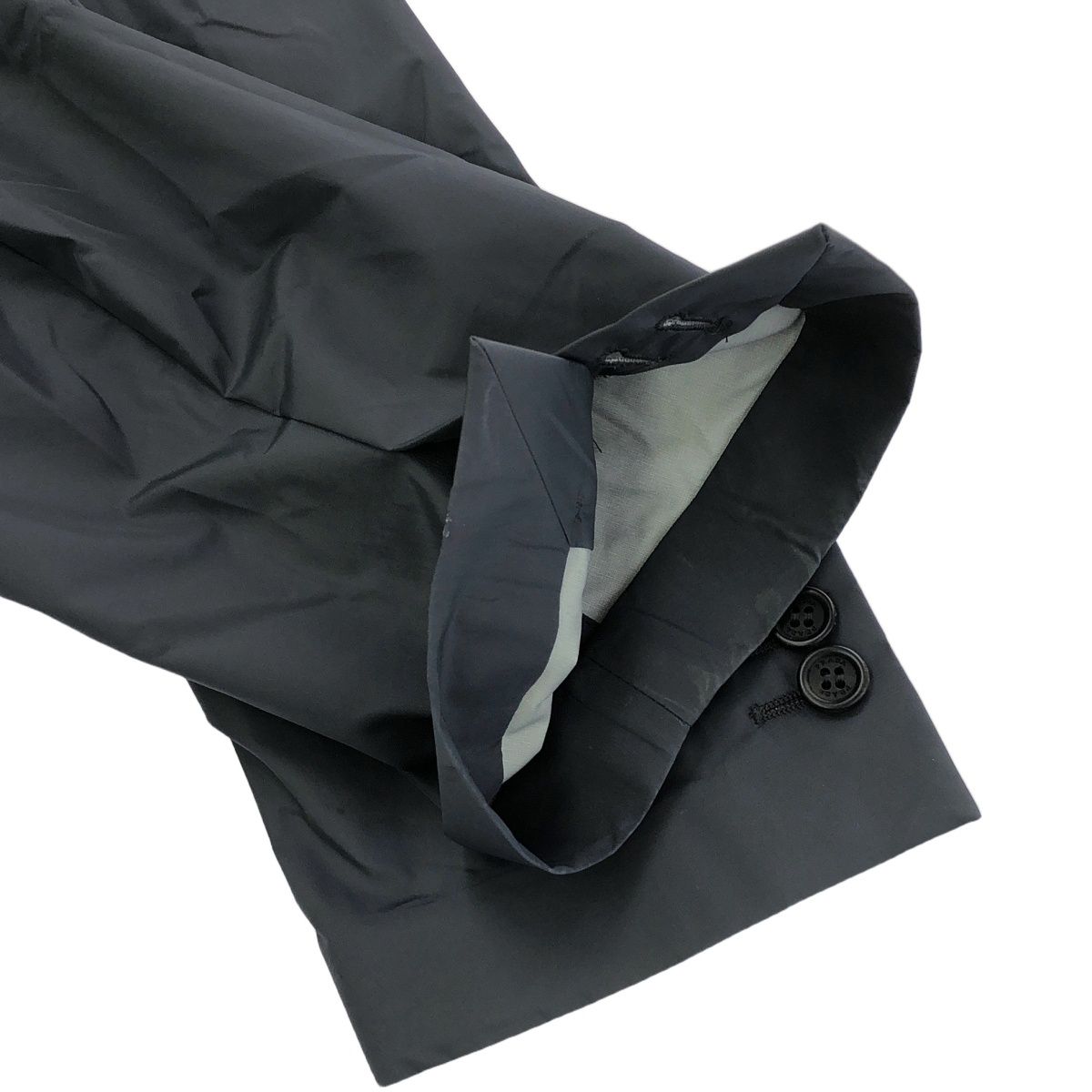 PRADA プラダ ナイロン2Bテーラードジャケット SD010 ブルーグレー系 48