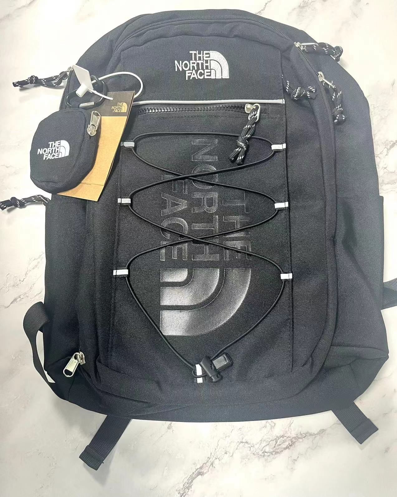 全新品 ノースフェイス リュック 通学 30L THE NORTH FACE SUPER PACK ザ・ノースフェイス バック リュック ポーチ付き バックパック メンズ レディース ブラック