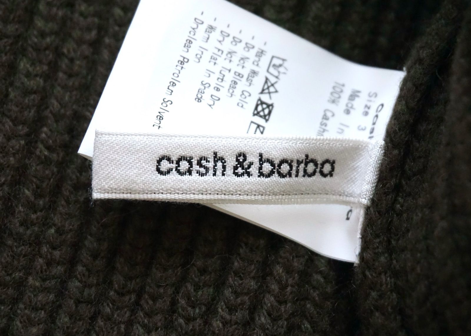 cash&barba キャッシュ＆バルバ MONGOLIAN CASHMERE DRIVERS