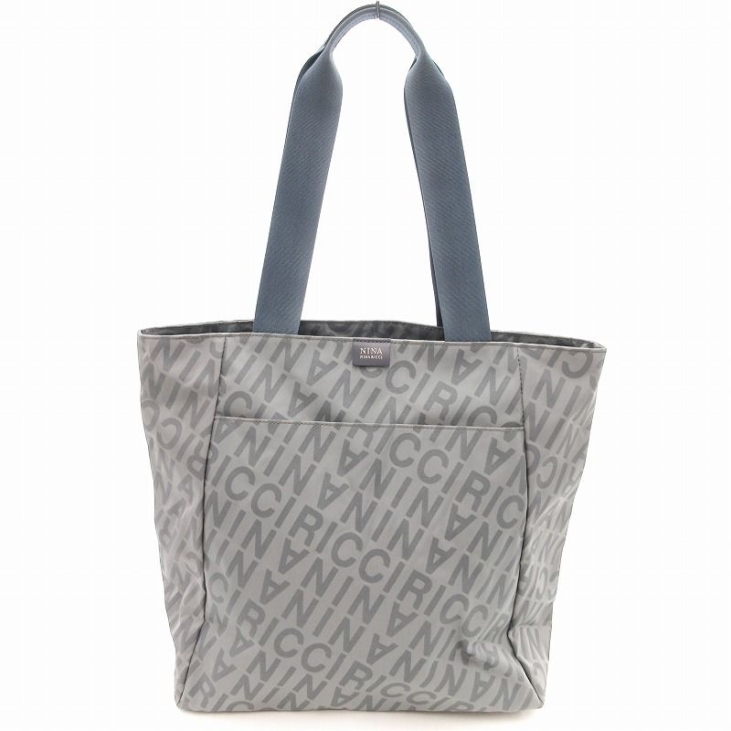 ニナリッチ ブランドオフ NINA RICCI レーヨン ニット レーヨン/ナイロン 中古 レディース ニナリッチ NINA RICCI トートバッグ ナイロン ロゴプリント