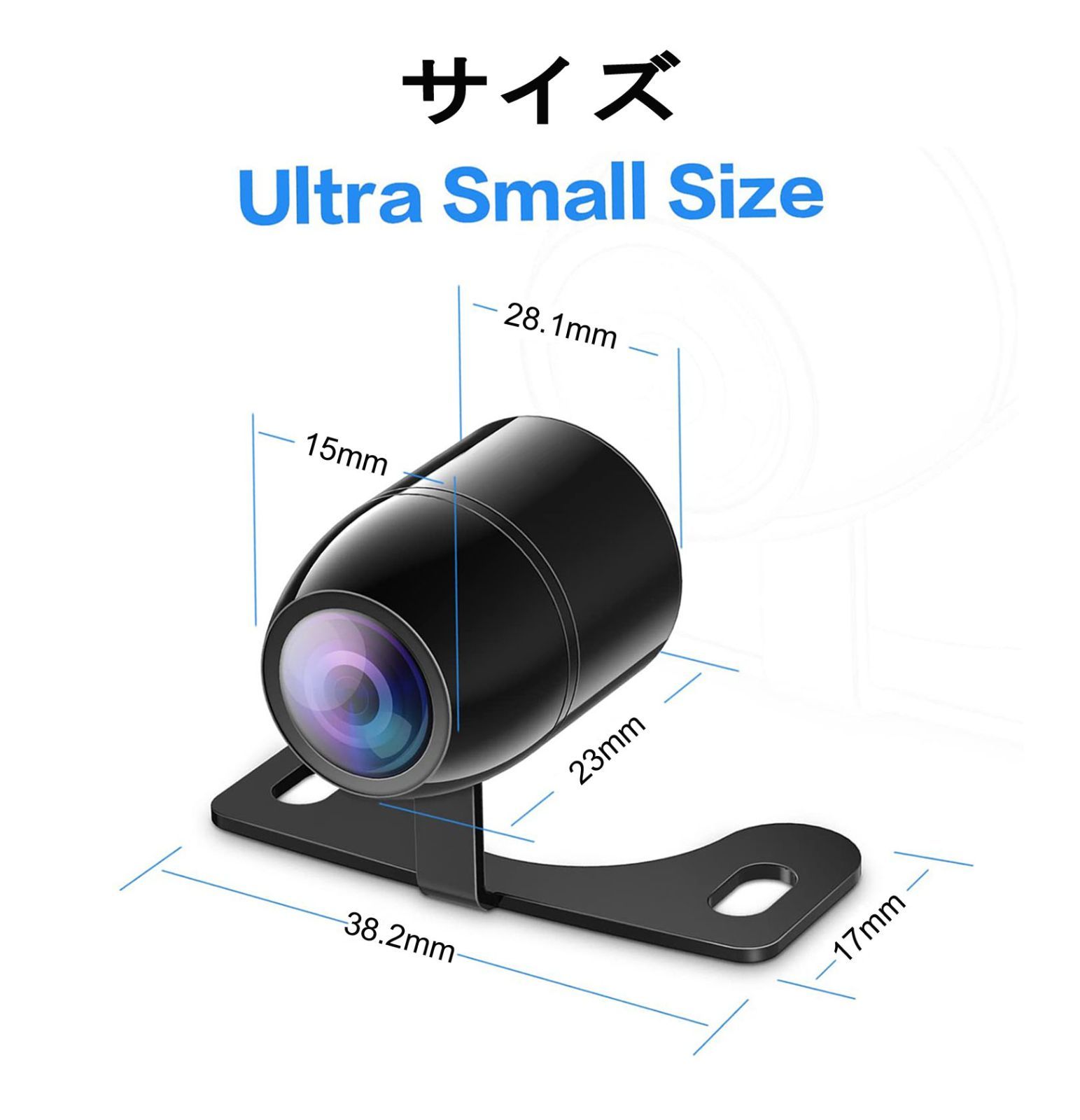 高畫質リアカメラ 車バックカメラ 超強暗視 超広角 防塵防水 10個売 FFCRYSTALESIA_COM