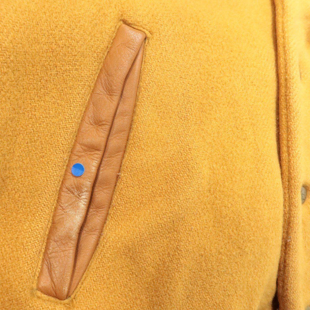 カールヘルム ピンクハウス☆レザー&ウールのあったかジャンパー