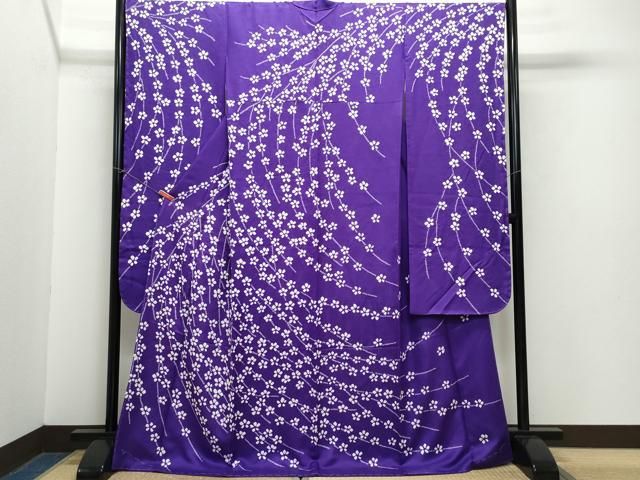 平和屋着物●豪華振袖 総絞り 舞花文 ロング丈 正絹 CAAZ0824vf