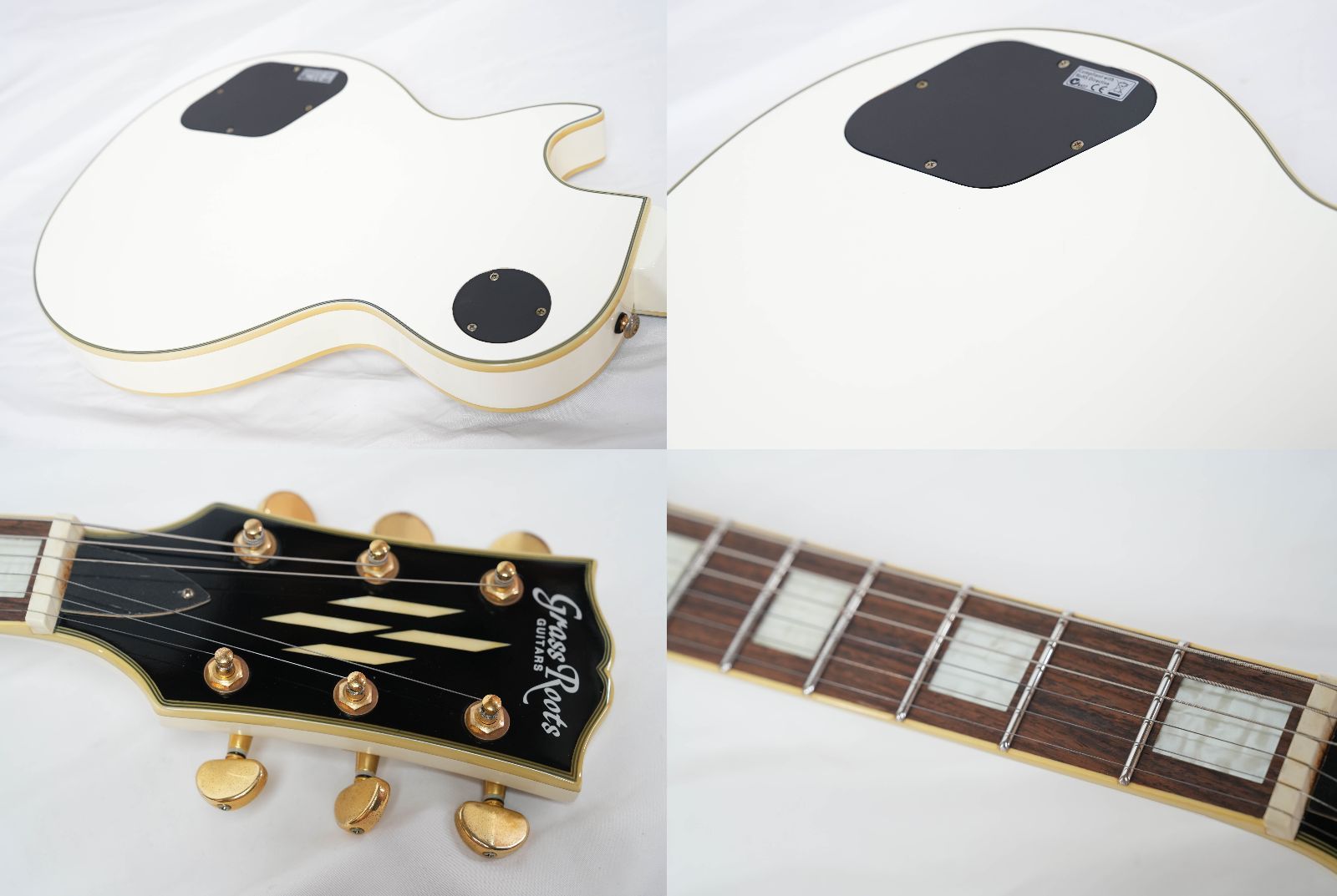 ☆Grass Roots by ESP☆G-LP-60C WHITE 2009年製 レスポールカスタム