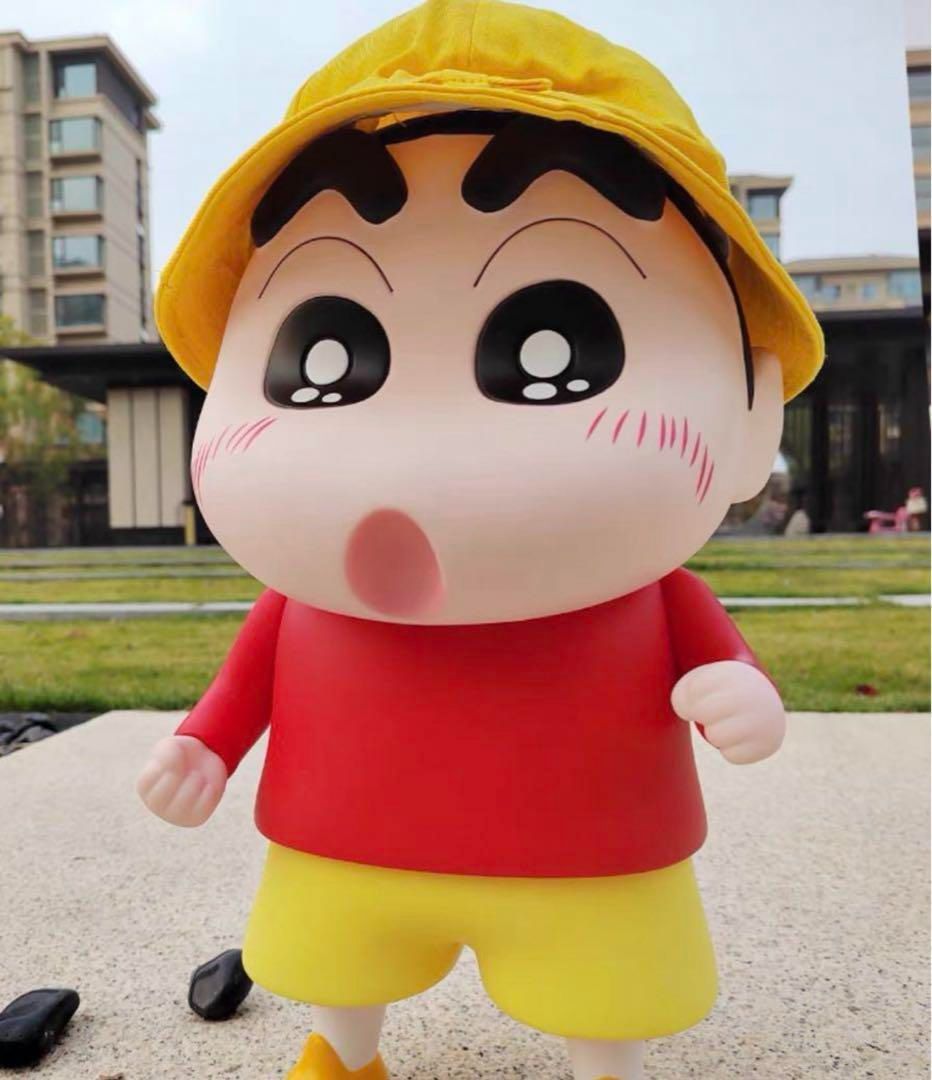 新品 40センチ クレヨンしんちゃん シロ 特大フィギュア 等身大 - メルカリ