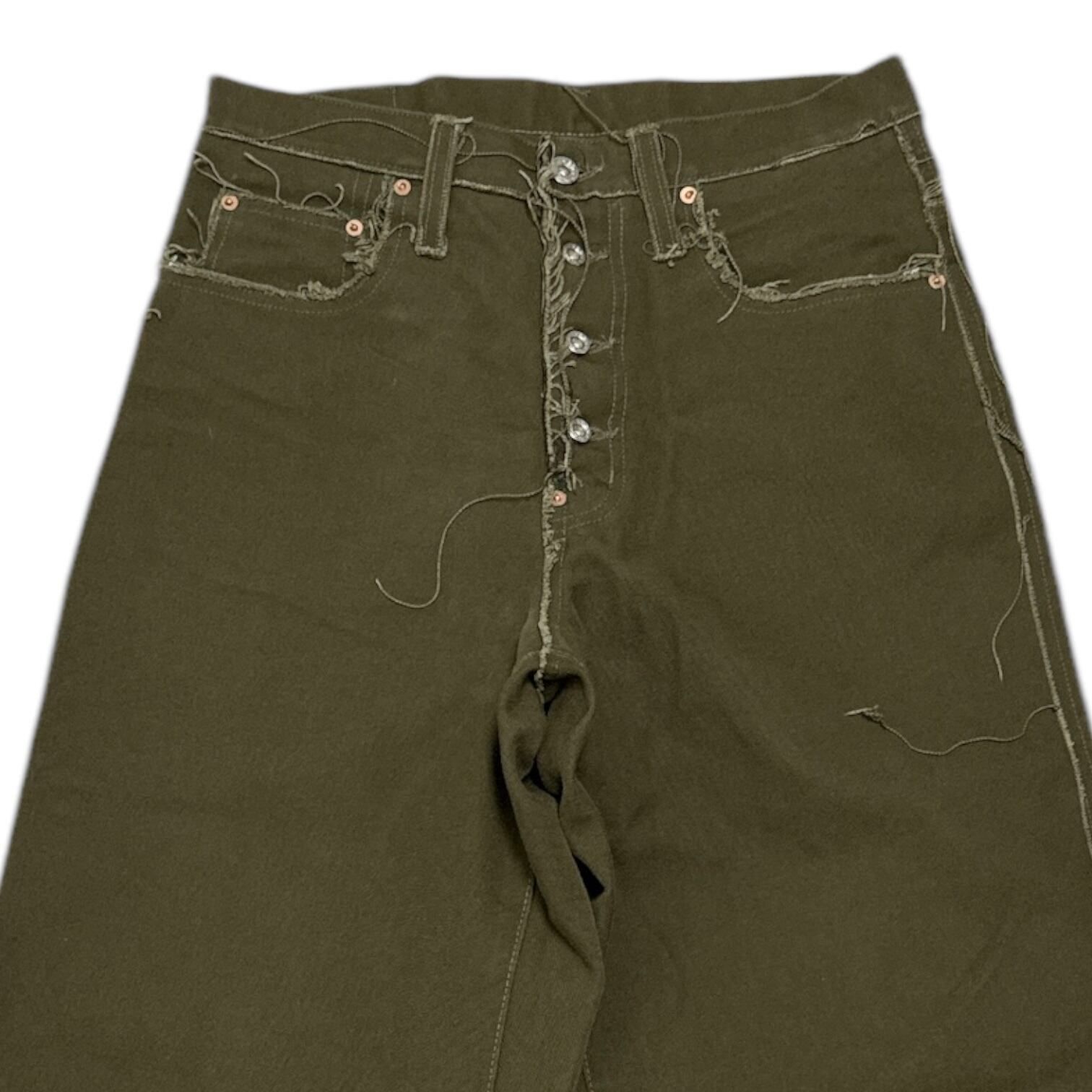 SUGARHILL 23SS Raw-Edge Canvas Denim Pants - メルカリ