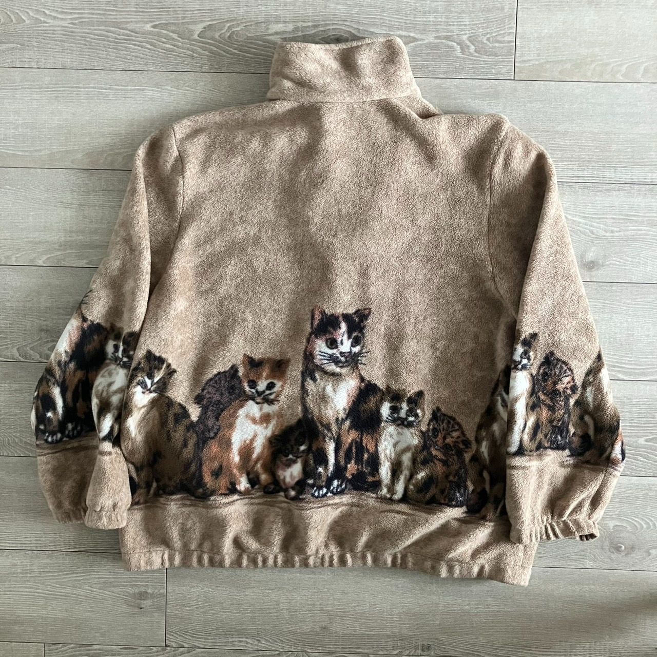 あのちゃん 着用 キャット 猫柄 フリースジャケット 2XL - メルカリ