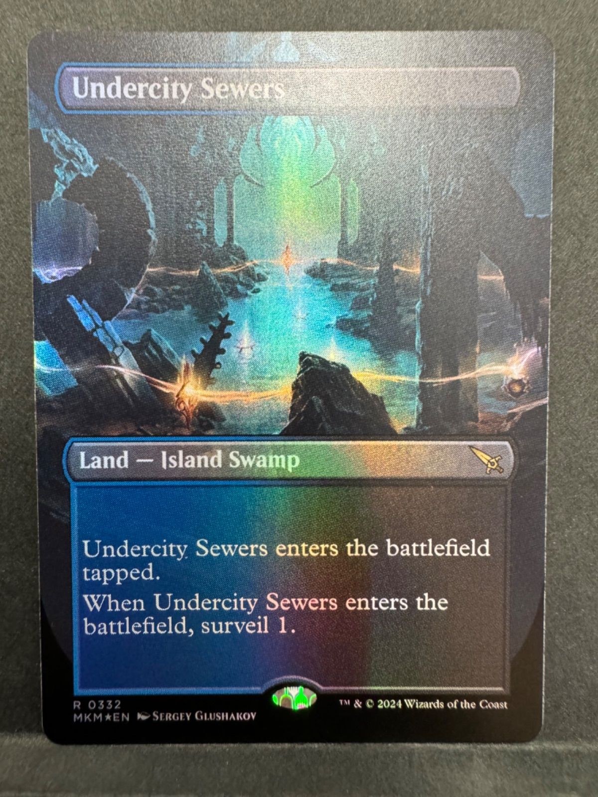 MTG 地底街の下水道　ボーダーレス　foil 英語 MTG foil 英語版 地底街の下水道 ボーダーレス版 ④ MTG foil 英語版