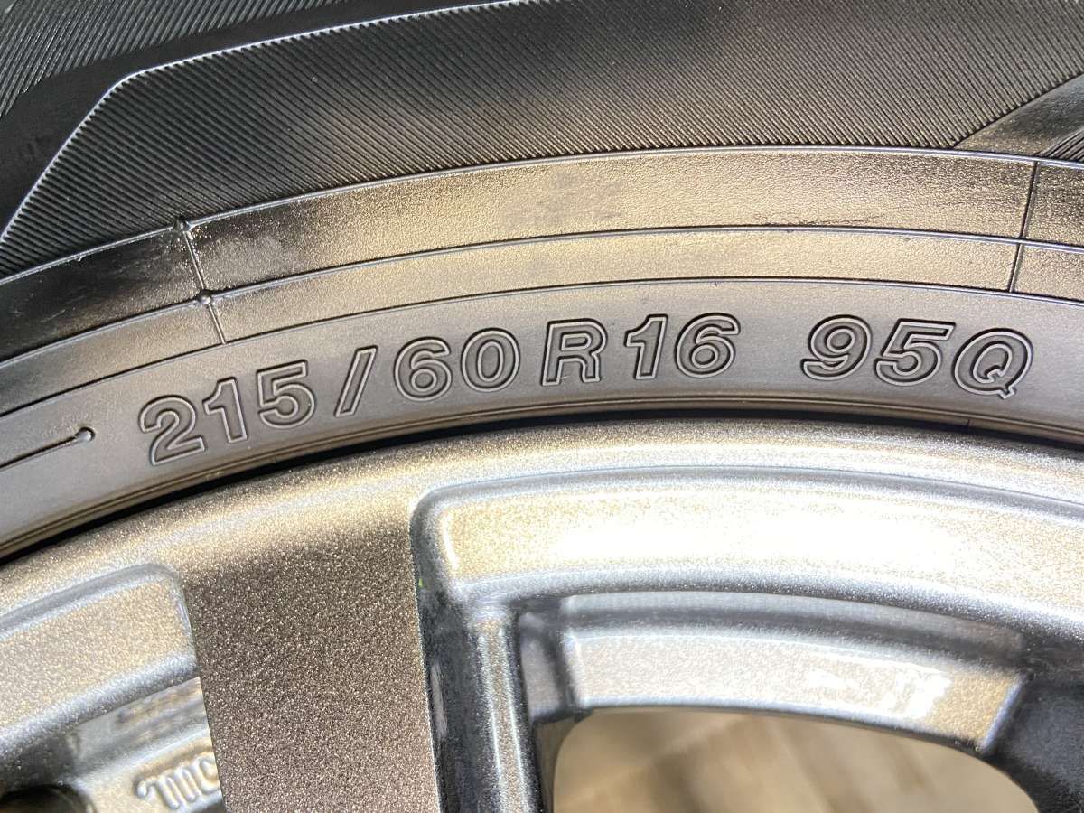 ◆GRASS社外ホイール16インチ215/60R16★22年スタッドレスタイヤ 215/60R16 ヨコハマ アイスガード iG60 GRASS 16x6.5 38 114.3-5