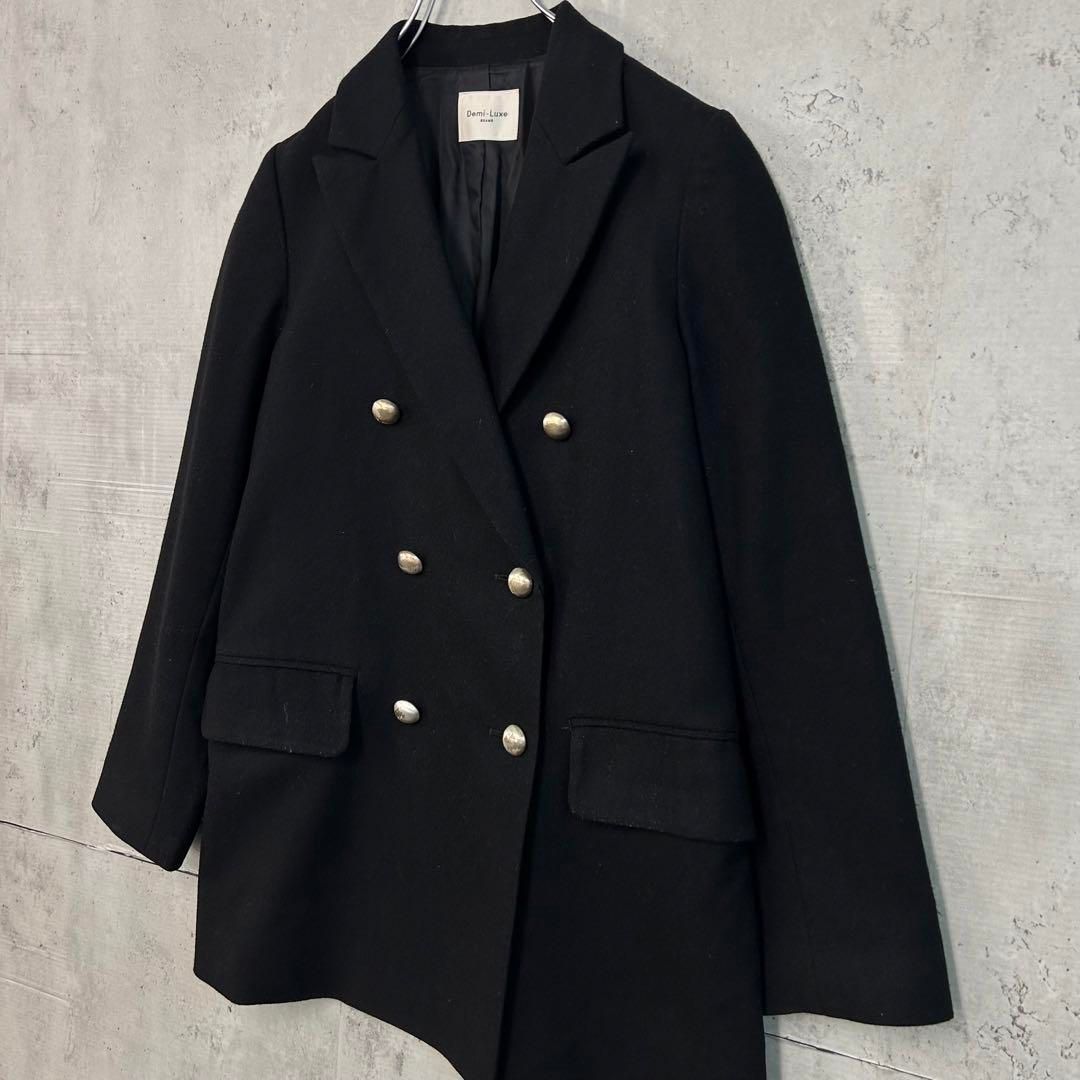 Demi Luxe BEAMS ドライギャバジン 6ボタン ダブルジャケット