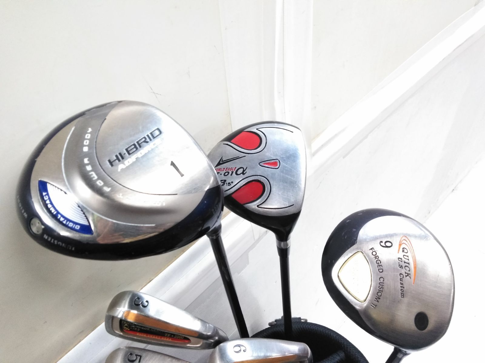 激安 ゴルフデビューに メンズゴルフクラブ13本フルセット キャディ