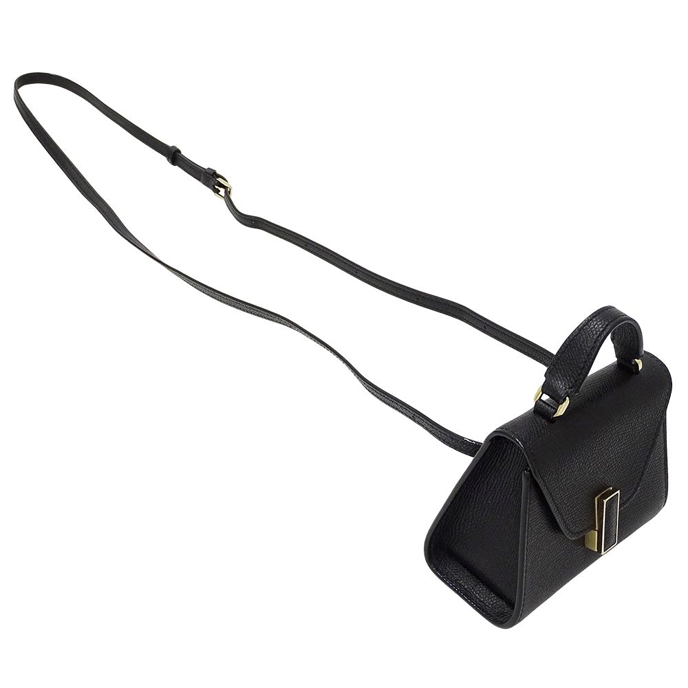 美品 希少 ヴァレクストラ Valextra バッグ ブラック Valextra ヴァレクストラ ショルダーバッグ レディース イジィデ