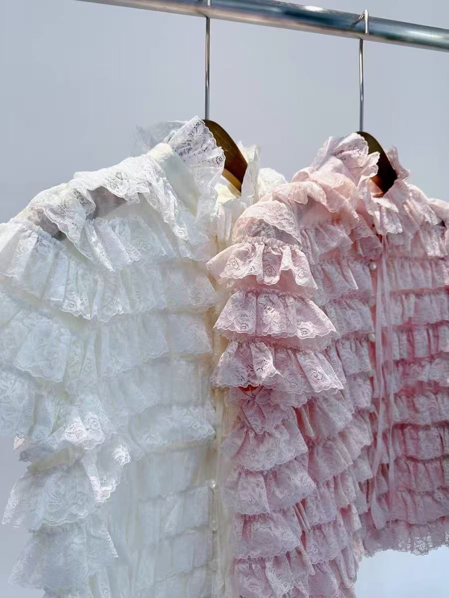 Lacy Angel Blouse – MAISON MARBLE