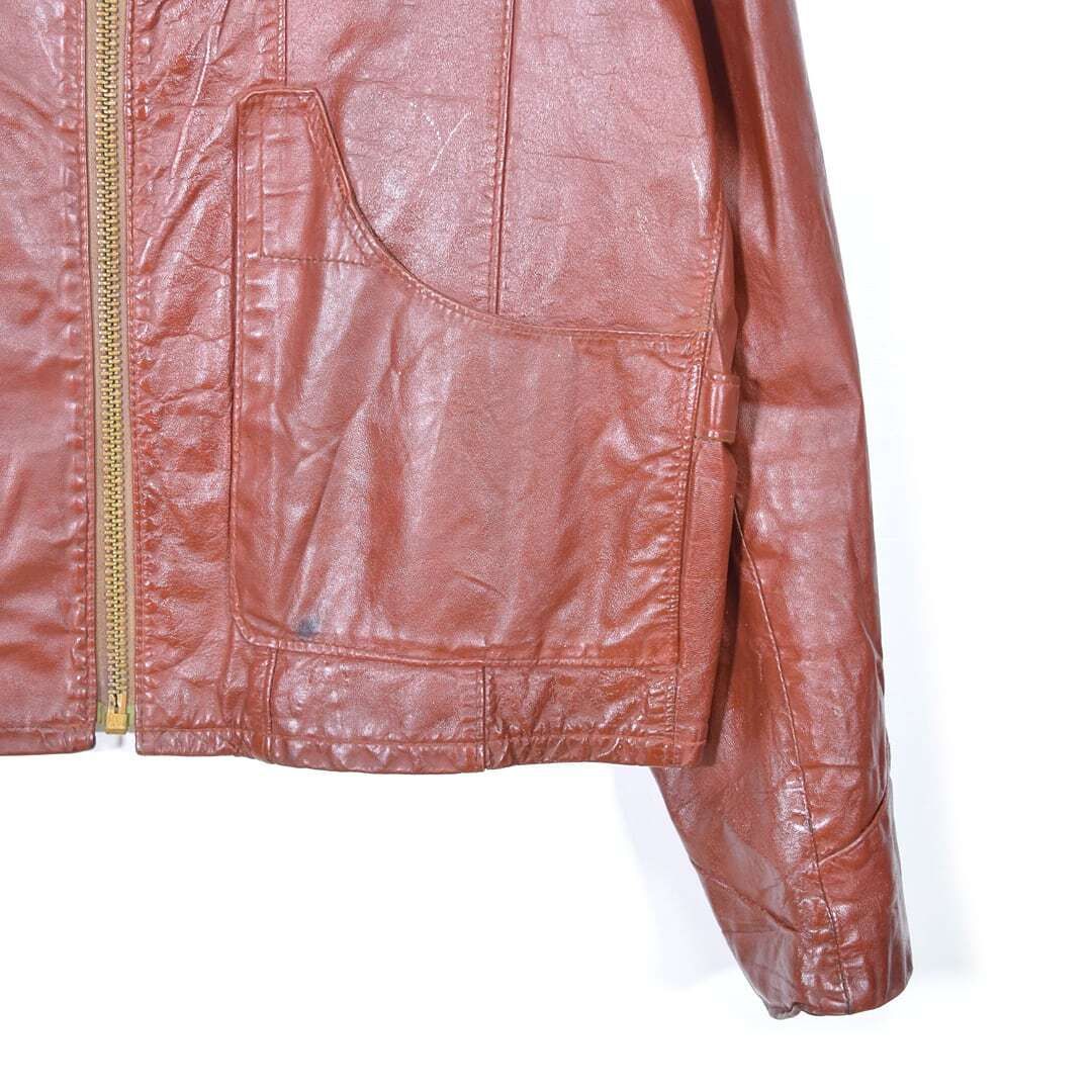 70s モンゴメリーワード メンズL相当 ヴィンテージ レザー