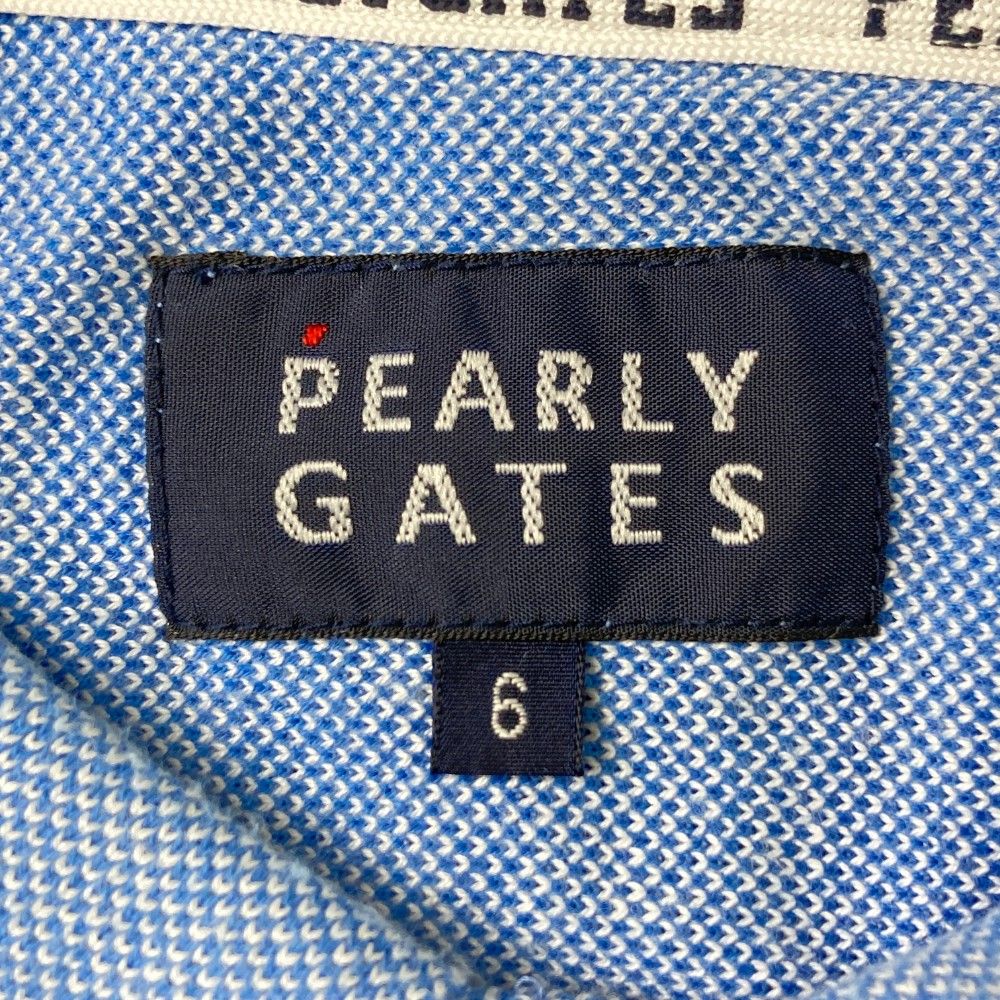 PEARLY GATES ネイビー ポロシャツ PEARLY GATES (パーリーゲイツ) ゴルフウェア(トップス) メンズ