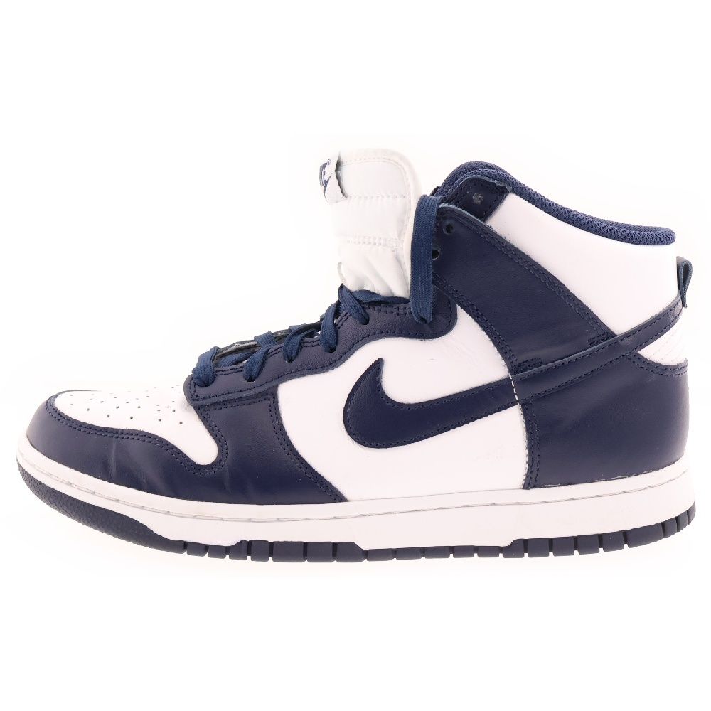 NIKE (ナイキ) DUNK HIGH RETRO DD1399-104 ダンク ハイカットスニーカー ネイビー US9.5/27.5cm