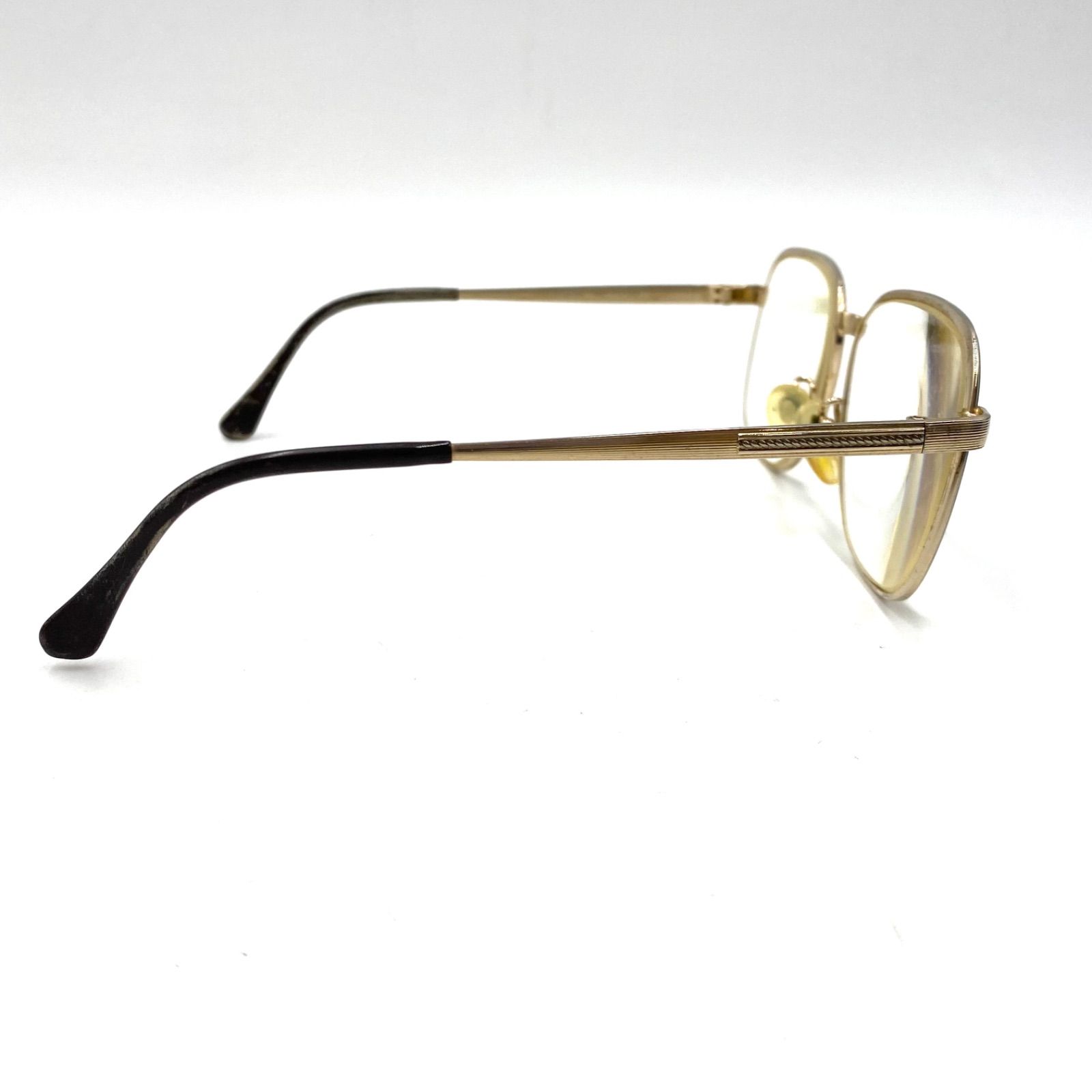 ヴィンテージ メガネ 金張り 12KGF アンティーク ケース付き M96 ヴィンテージ メガネ 金張り 12KGF アンティーク ケース付き M96