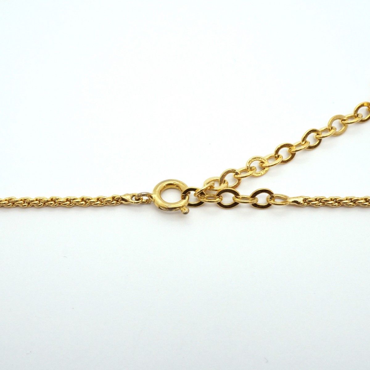 5jeb0571】クリスチャンディオール ネックレス ディオールロゴ ハート  