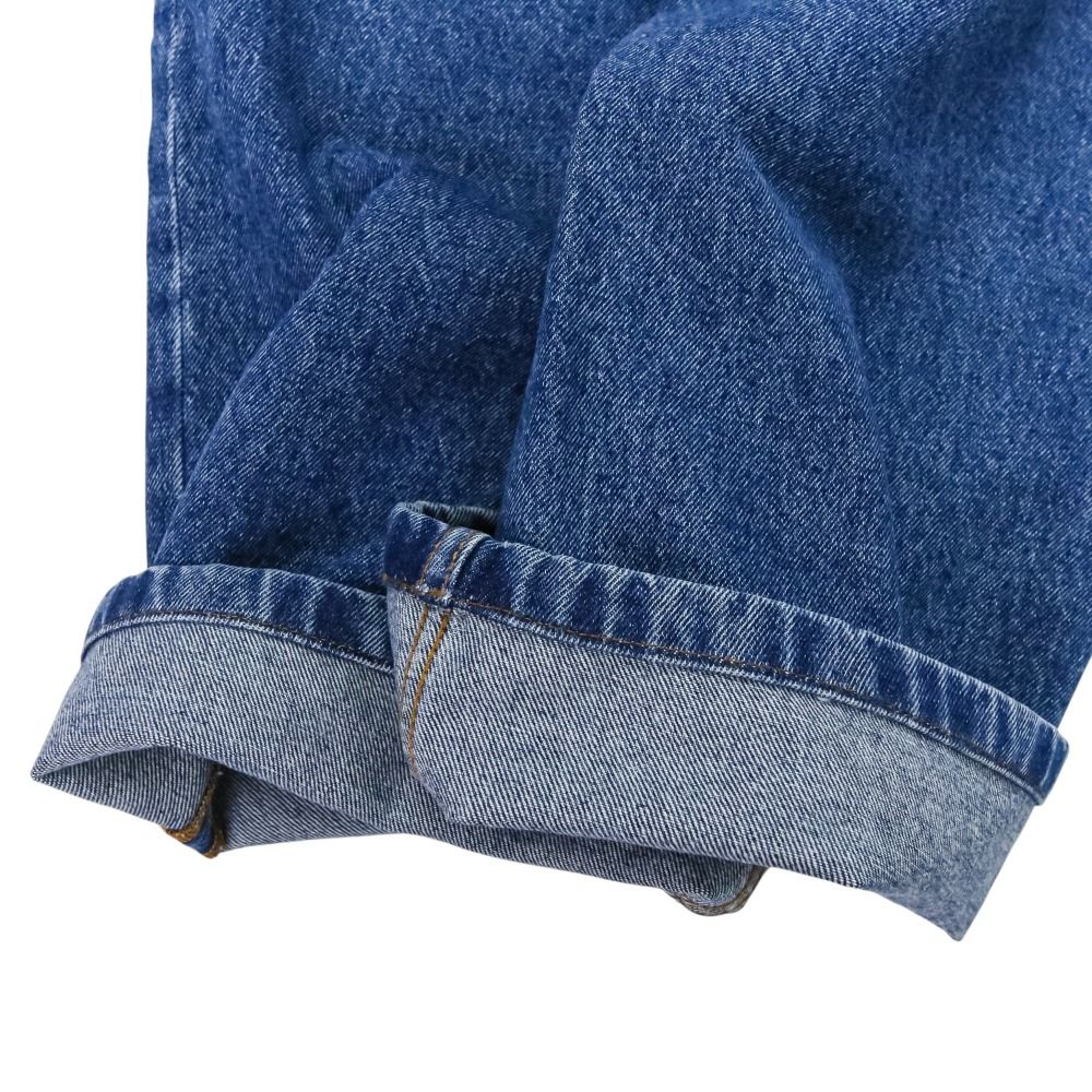 美品 25SS LOEWE ロエベ アナグラム ニー刺繍 デニムパンツ バギー  