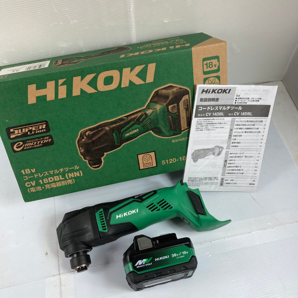 バッテリ1個付属