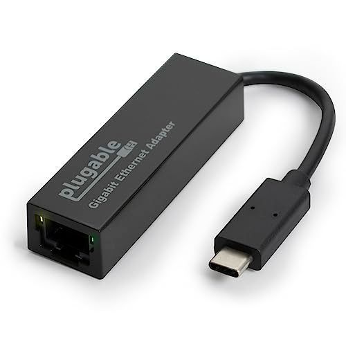 Plugable USB-C ギガビット イーサネット アダプター 有線 LAN Windows