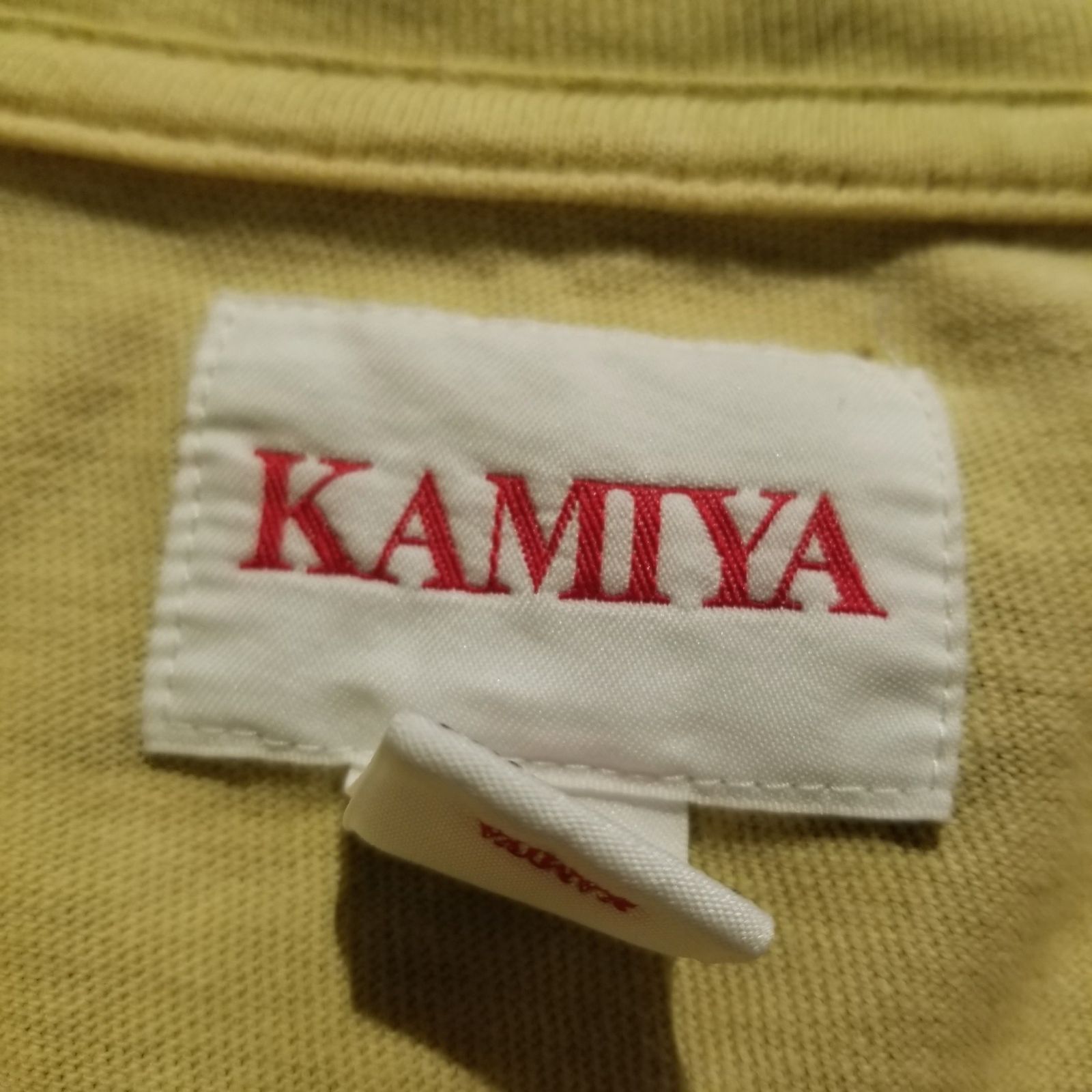 KAMIYA 25ss “KMY-FIRE” DISTRESSED L/S TEE S カミヤ 
