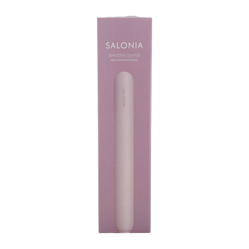 SALONIA サロニア スムースシャイン ストレートヘアアイロン 24mm ピンク 美容家電 ヘアグッズ ストレートアイロン 宅急便