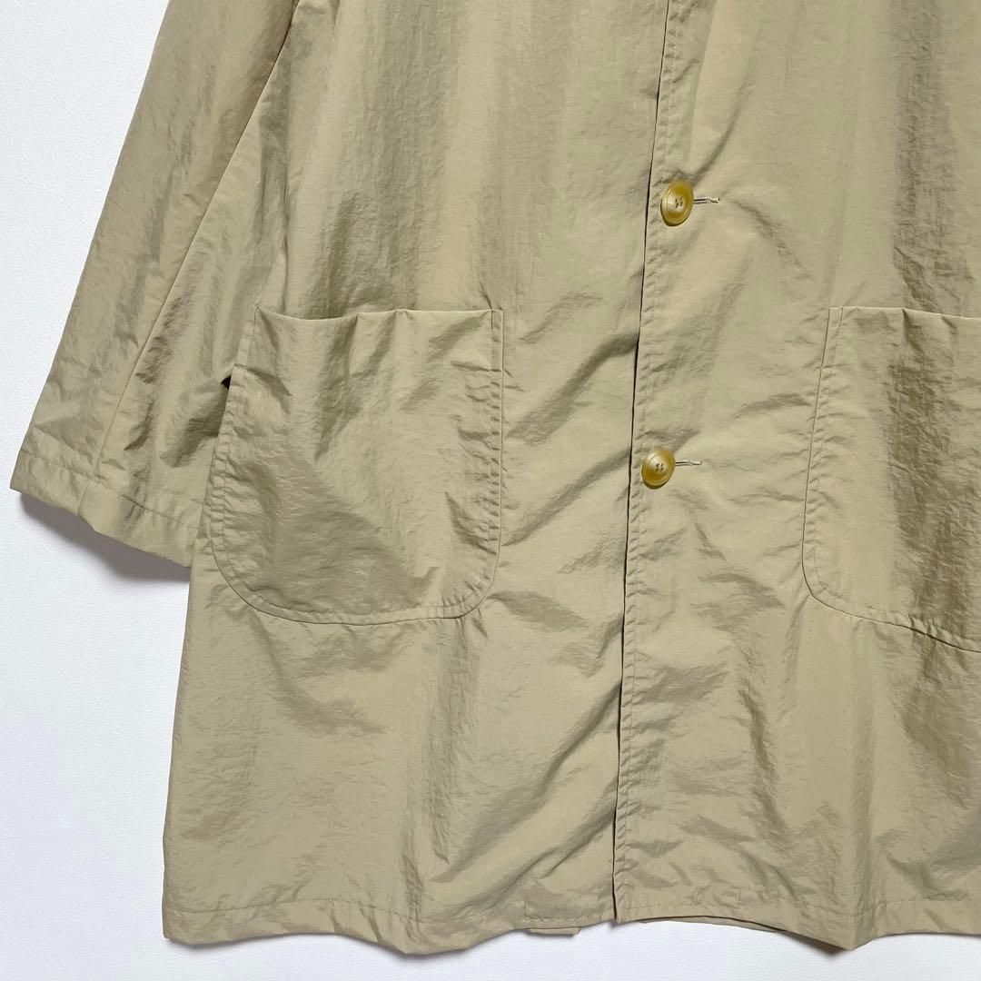 美品 DANTON ダントン ナイロン ステンカラーコート ベージュ36 DANTON - 古着 Danton ダントン ステンカラーコート 36 ベージュ