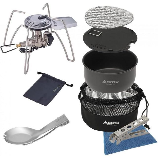 SOTO レギュレーターストーブレンジ スポーク クッカーコンボ ST-340PSCC キャンプ アウトドア バーナー クッカー セット 新富士バーナー