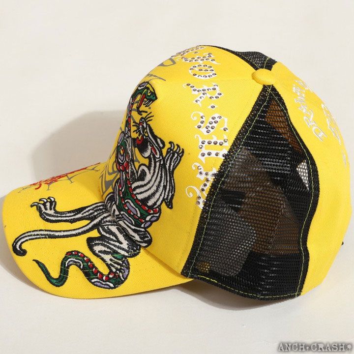 Ed Hardy エドハーディー ツイルメッシュCAP EDH-2416 刺繍 プリント