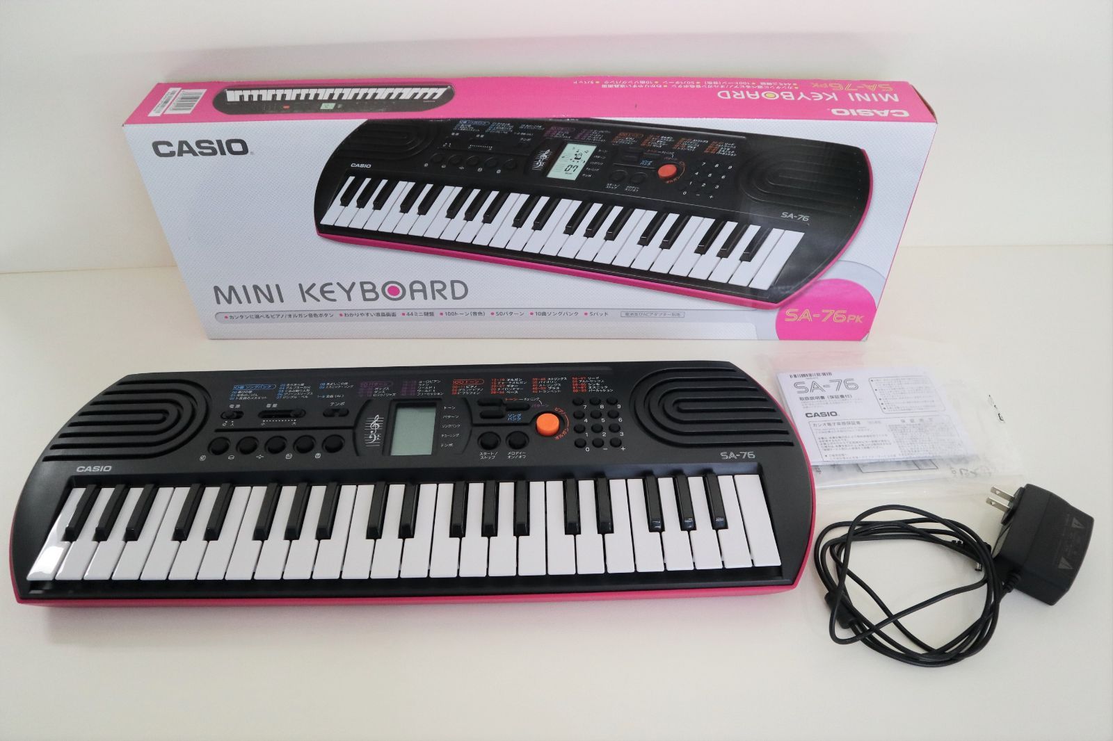 CASIO カシオ 電子ピアノ ミニ鍵盤 ミニキーボード SA-76 - 器材