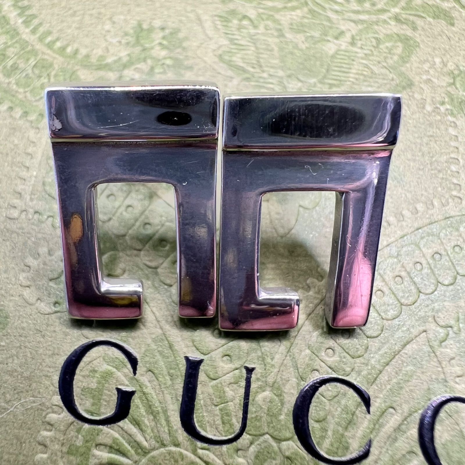 GUCCI グッチ ピアス Gロゴ シルバー SV925 両耳用 - メルカリ