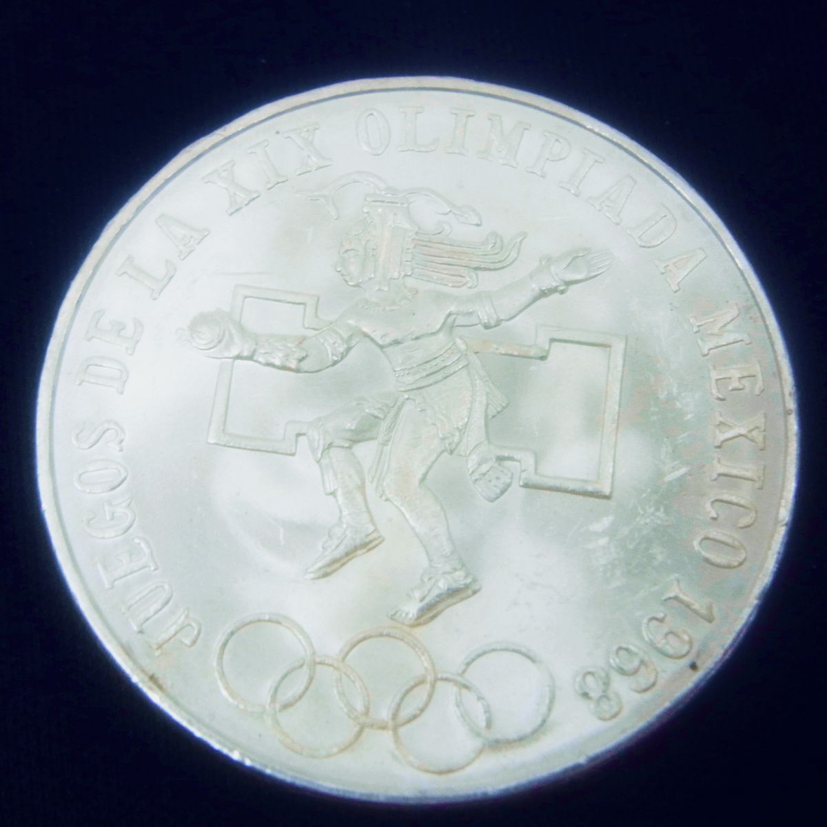 メキシコシティオリンピック記念 25ペソ 銀貨シルバーアンティーク