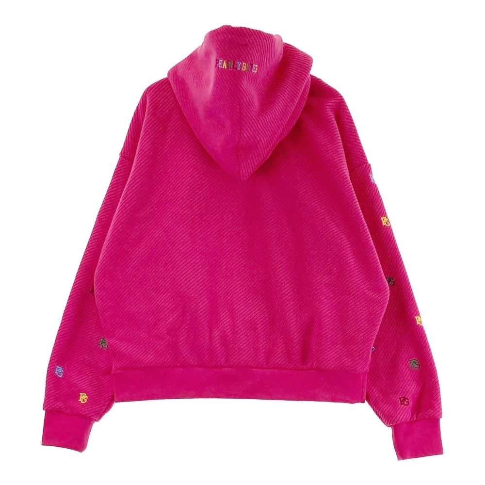 サイズ 1 PEARLY GATES パーリーゲイツ 2025年モデル 長袖パーカー ピンク系 240101526946 ゴルフウェア レディース ストスト