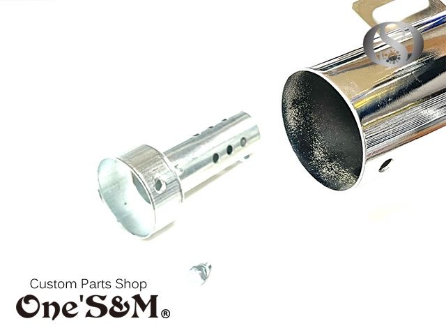 エイプ50 対応 ワンズ管 マフラー ショート管 ステンレス