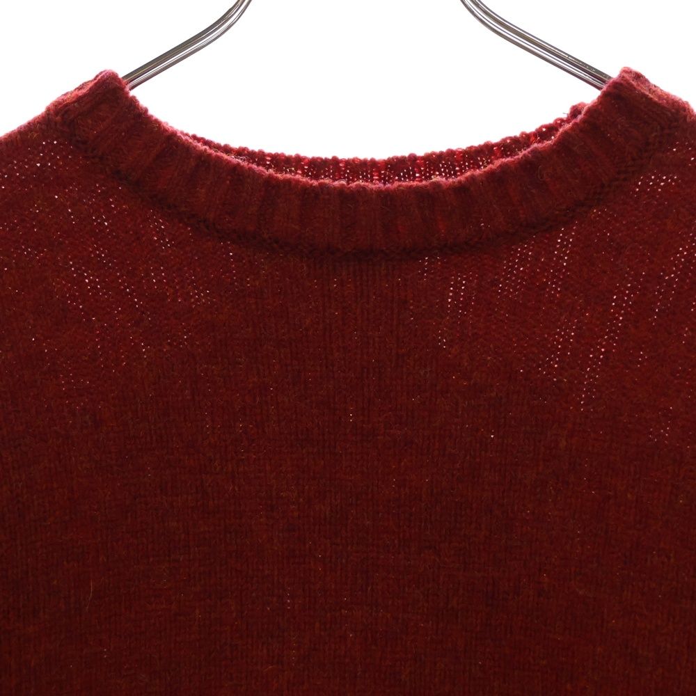 kapital 5G ウール BONEクルーセーター 赤　RED Buy Kapital 5G Wool Knit Bone Crew Sweater 'Orange