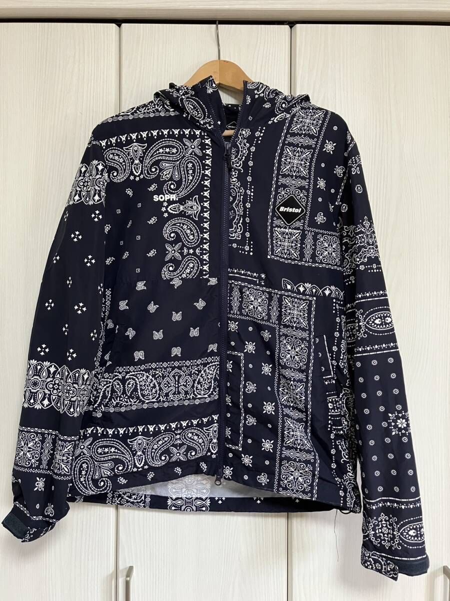 F.C.Real Bristol 21SS NYLON HOODED BLOUSON ☆NAVY ☆L☆ fcrb