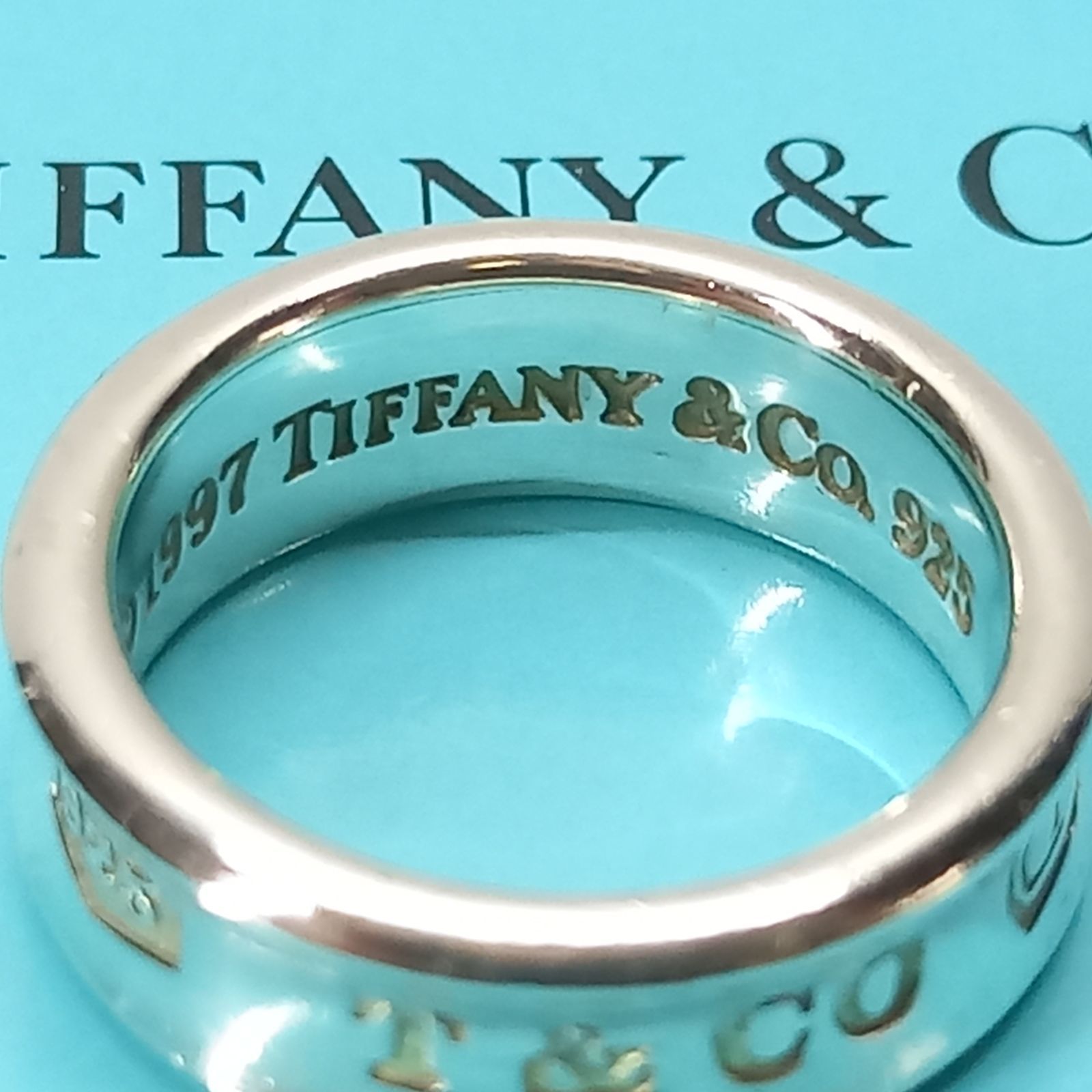12号 7mm 1837 ナロー リング 925シルバー TIFFANY＆Co