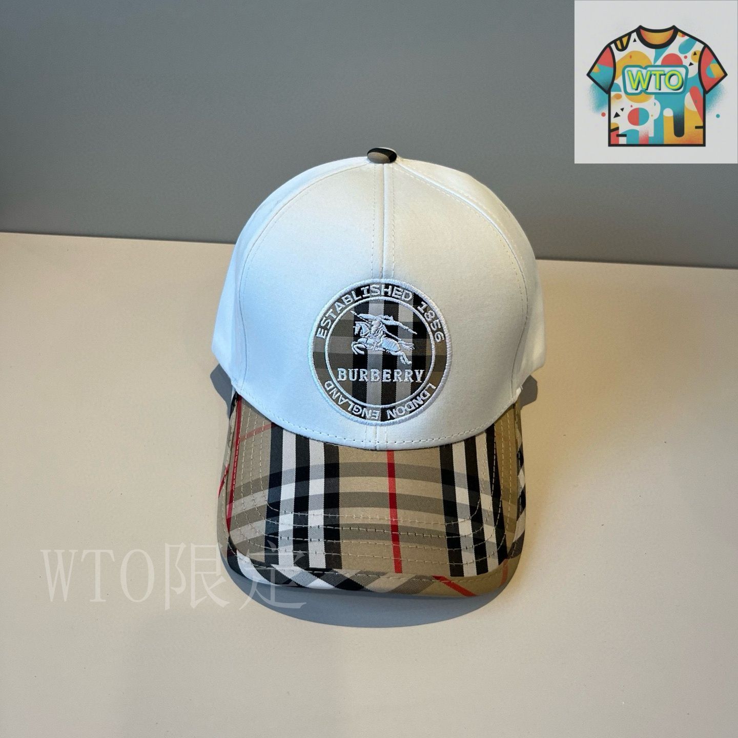今日WTO】Burberry スプリングベースボールキャップ-ML51 - メルカリ