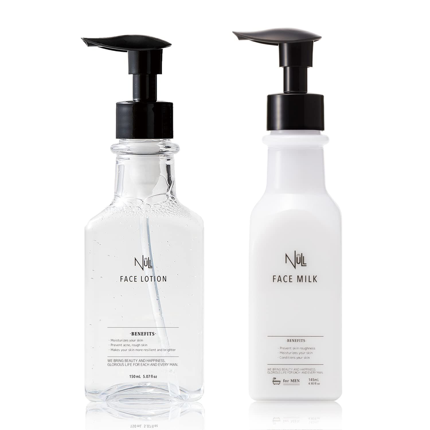 | NULL 化粧水 メンズ 乳液 洗顔 + スキンケア2STEPセット ニキビ メンズ用スキンケア セット スキンケア2STEP &amp; 新品未開封 洗顔＆化粧水 ブランド誕生から12年。男性に寄り添い続けた、メンズコスメブランド