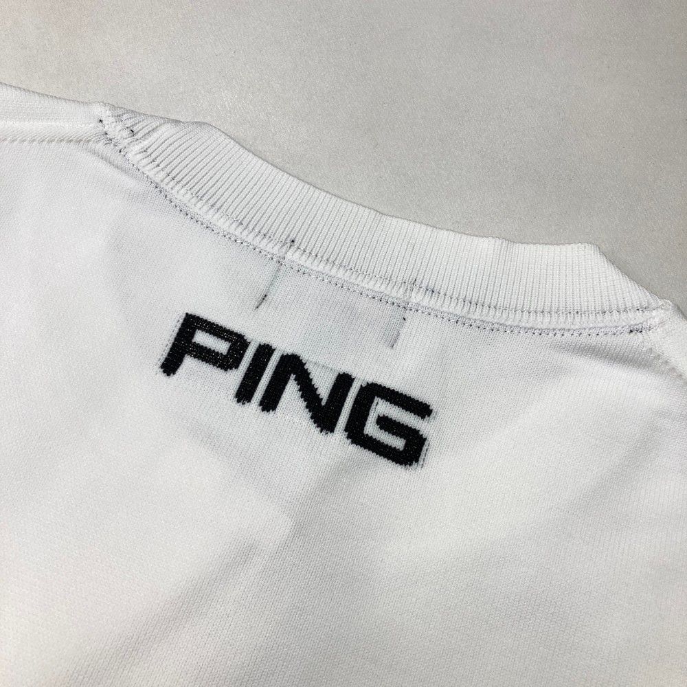 中古 サイズM Ping ニット ホワイト メンズ ピン PING ピン ニットセーター ホワイト系 サイズ：M ランク：B