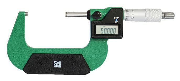 2営業日で発送 新潟精機 Niigataseiki SK デジタル外側マイクロメータ QEM133-75 測定範囲50～75mm QEM13375 8702