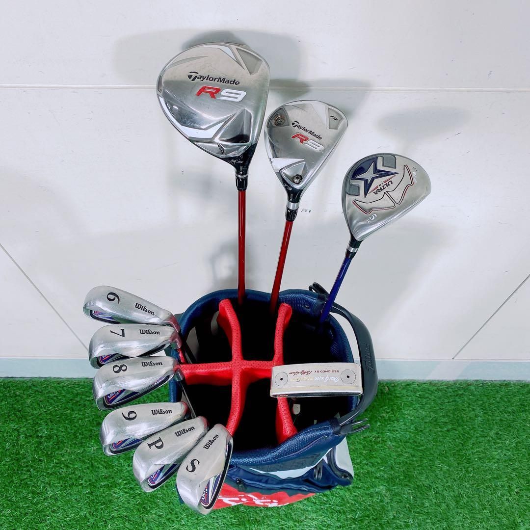 ゴルフクラブ　メンズセット　初心者　テーラーメイド　R9 入門　N1562 ゴルフクラブ メンズセット 初心者 テーラーメイド R9 入門