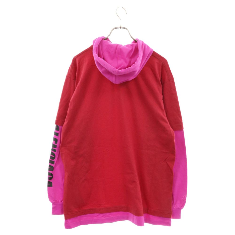 【blue ocean】Balenciaga ピンク フード付きパーカー ピンク系 BALENCIAGA(バレンシアガ) パーカー・フーディ(メンズ