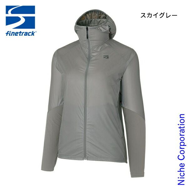 ファイントラック スカイトレイルフーディ ウィメンズ FAW1411 SKGY スカイグレー L