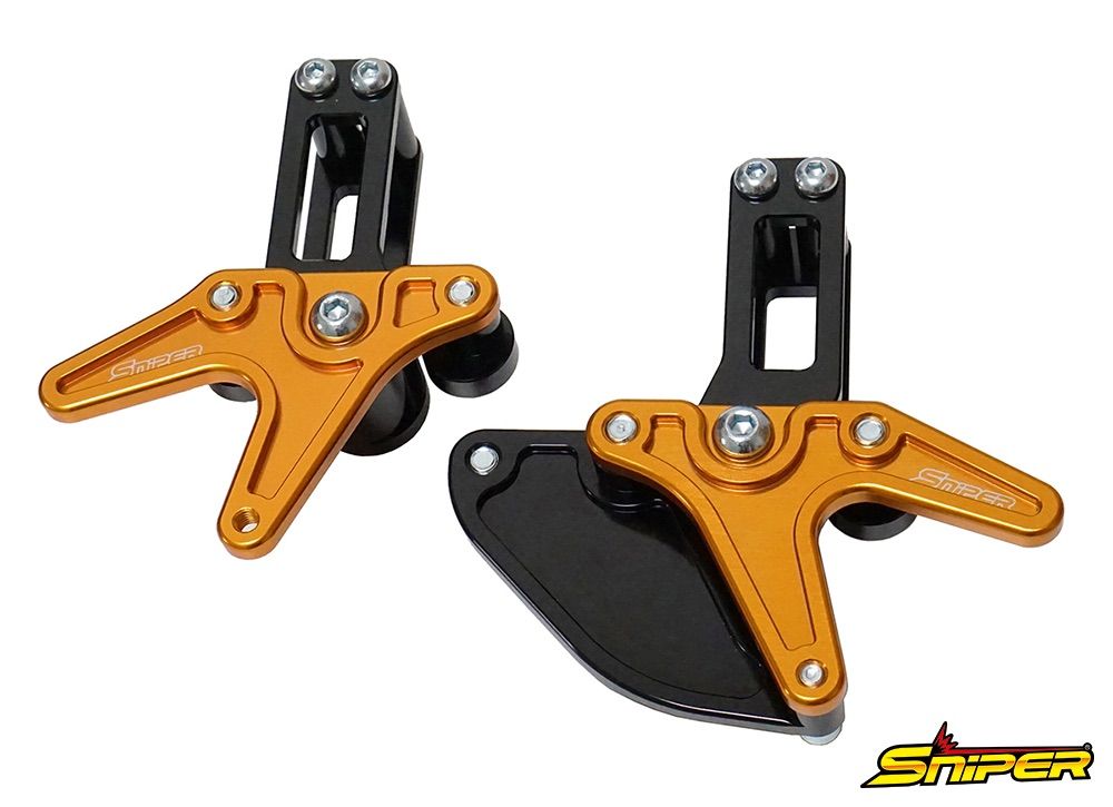 GROM JC92 Dax125|ダックス125 レーシングスタンドフック 金 スプロケットガード付 タイプE SNIPER スナイパー SP0151GD